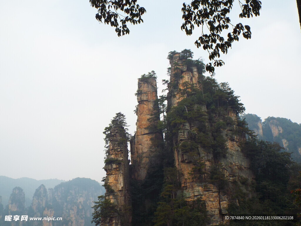 张家界奇峰美景