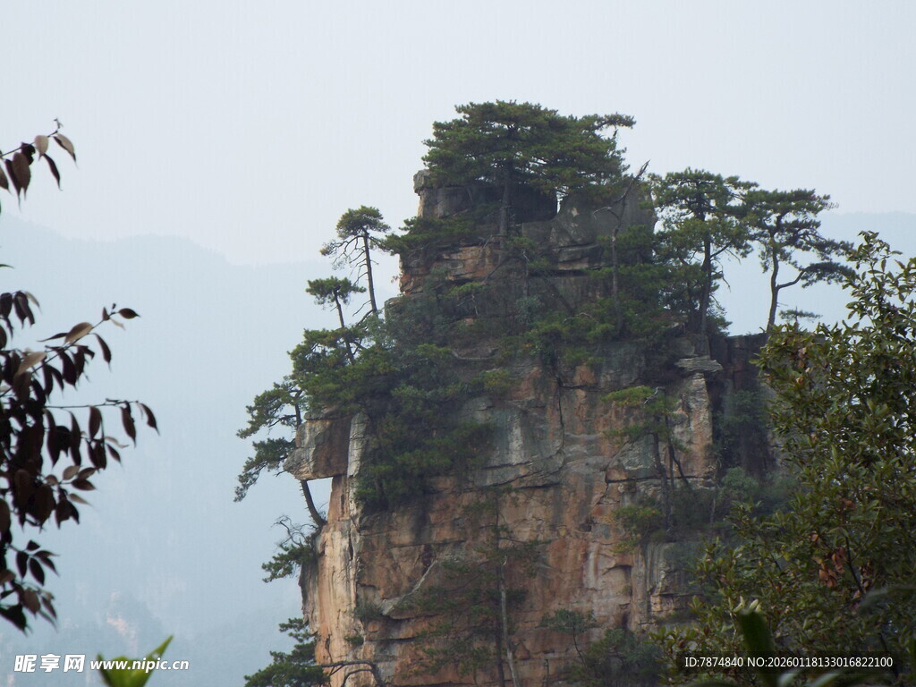 张家界奇峰景色