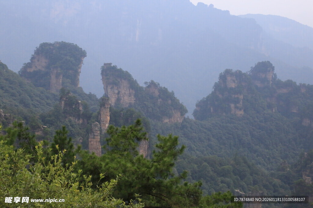 张家界奇峰美景