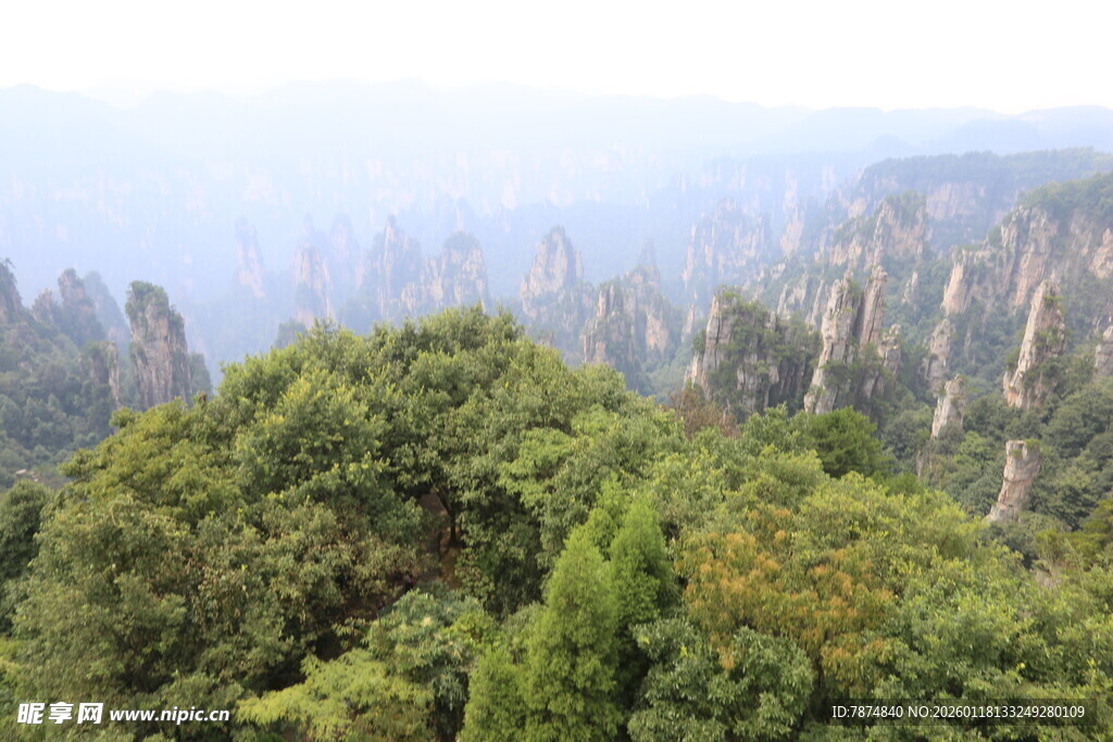 张家界奇峰异石景观