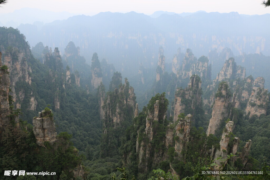 张家界奇峰异石美景