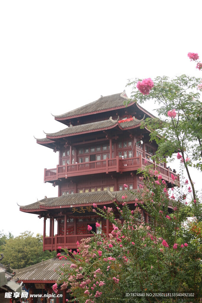古色古香中式楼阁