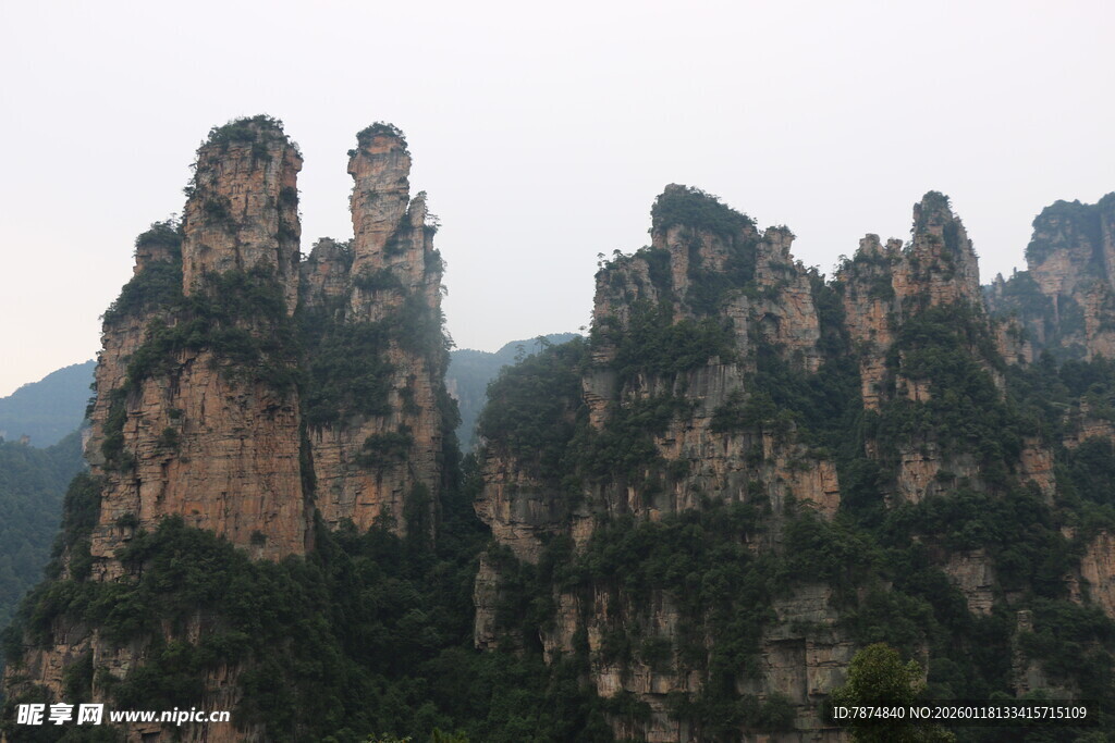 张家界奇峰异石景观