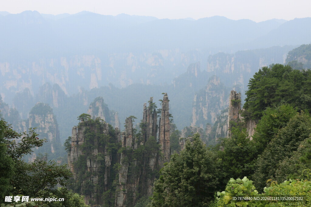 张家界奇峰美景