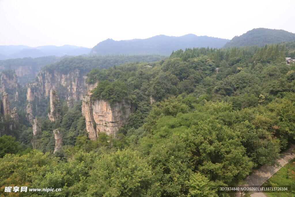 张家界奇峰异林壮美景观