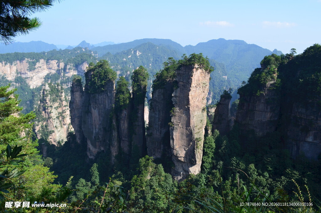 张家界奇峰异石景观