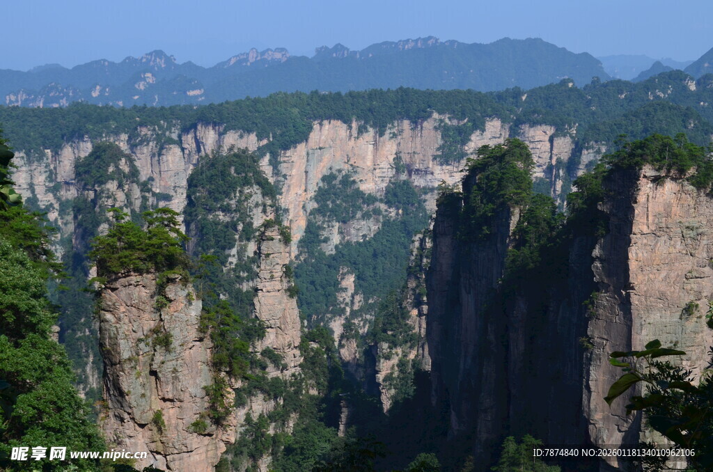 壮丽奇峰张家界景观