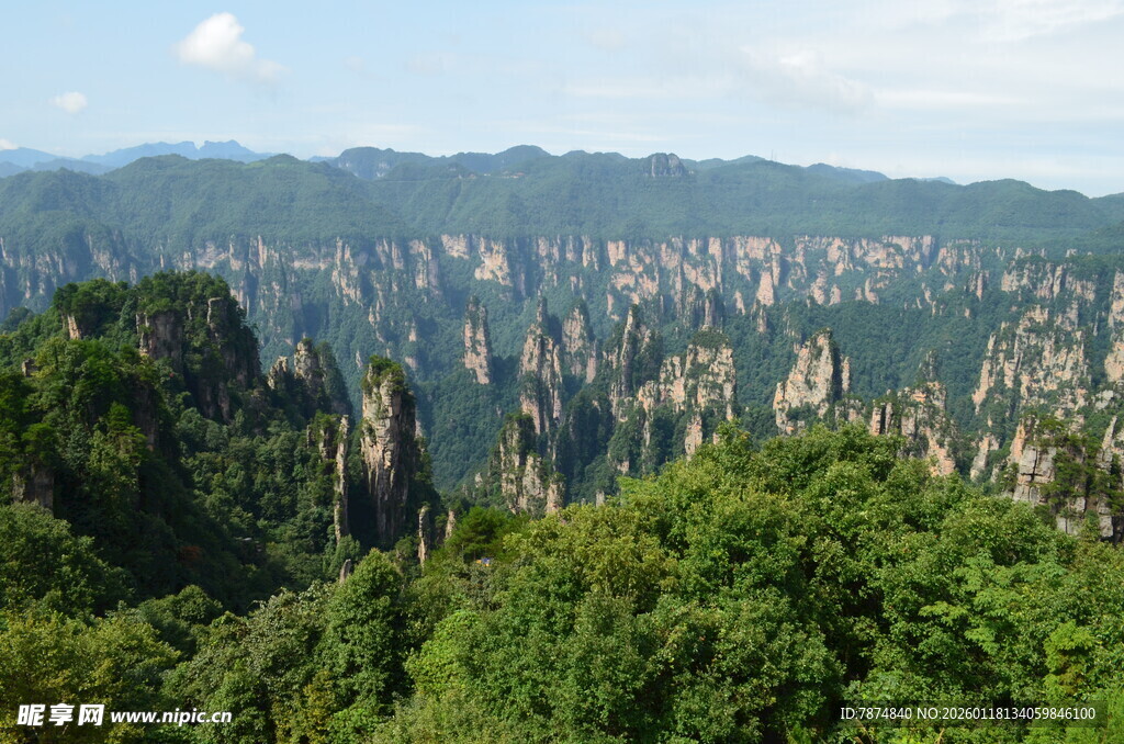 张家界奇峰异林美景