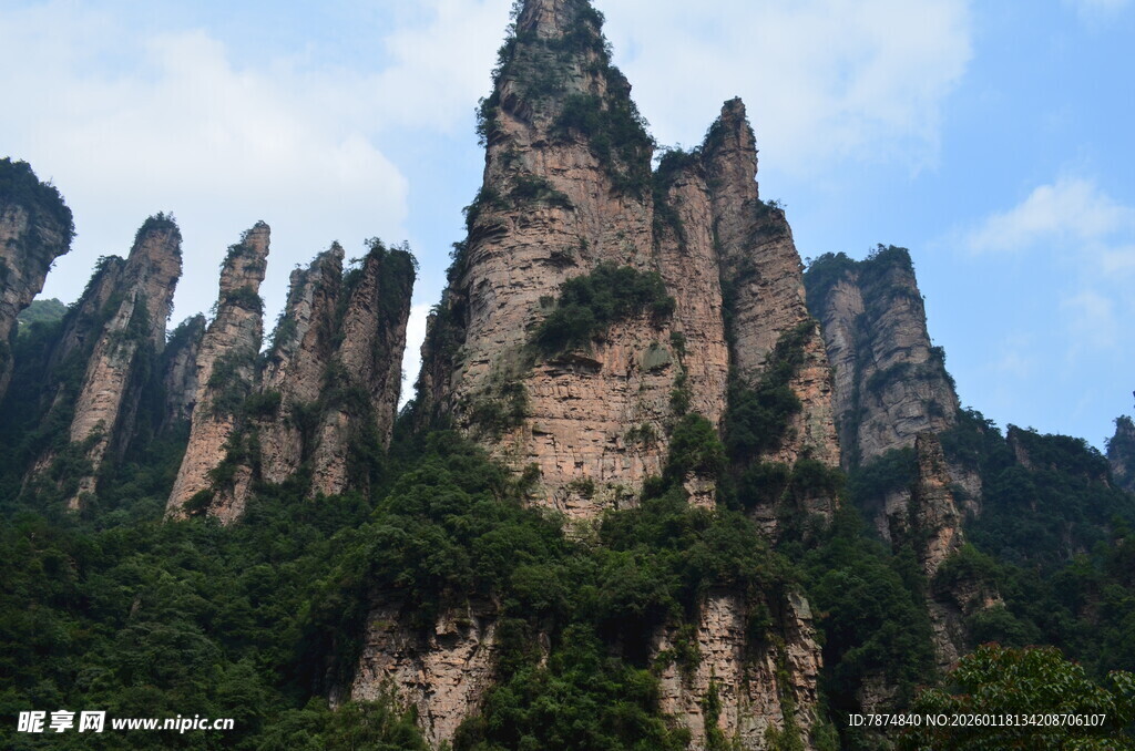 张家界奇峰异石景观
