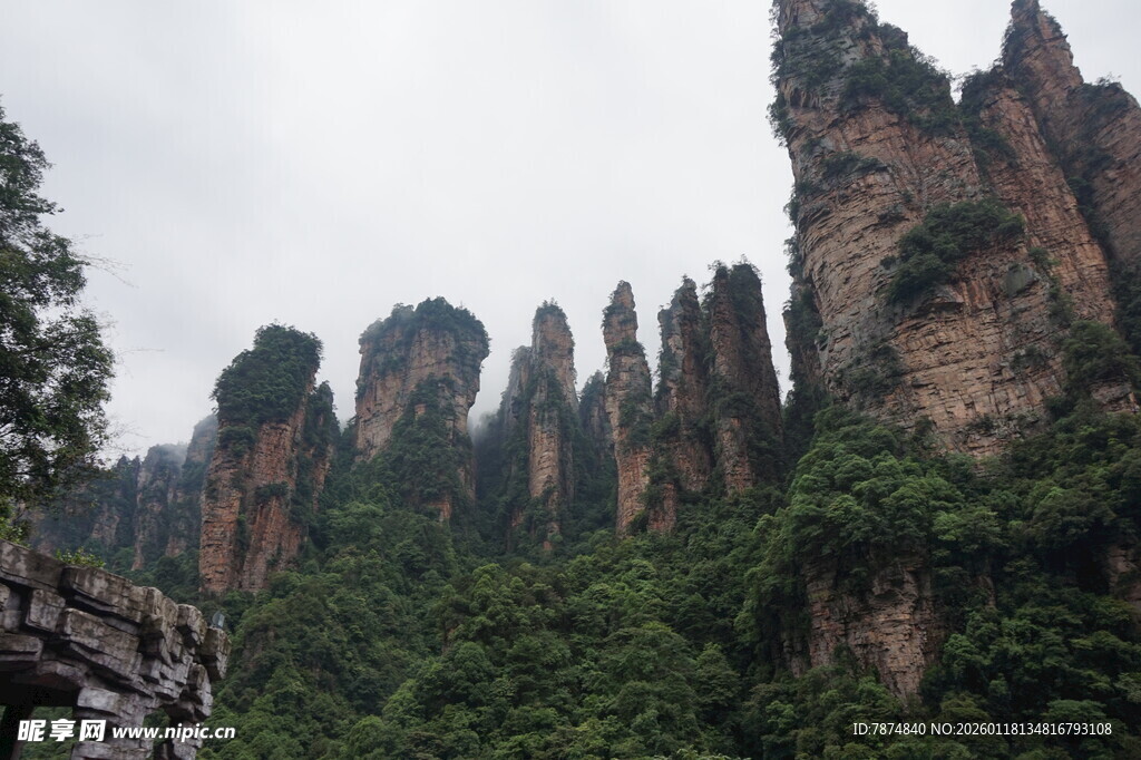 张家界奇峰异石景观