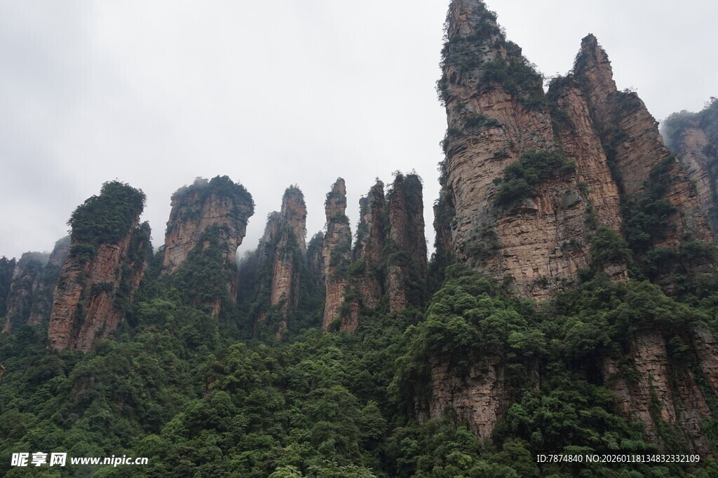 张家界奇峰异石景观