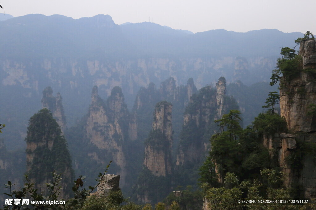 张家界奇峰美景