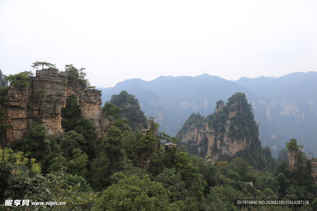 张家界奇峰异石景观