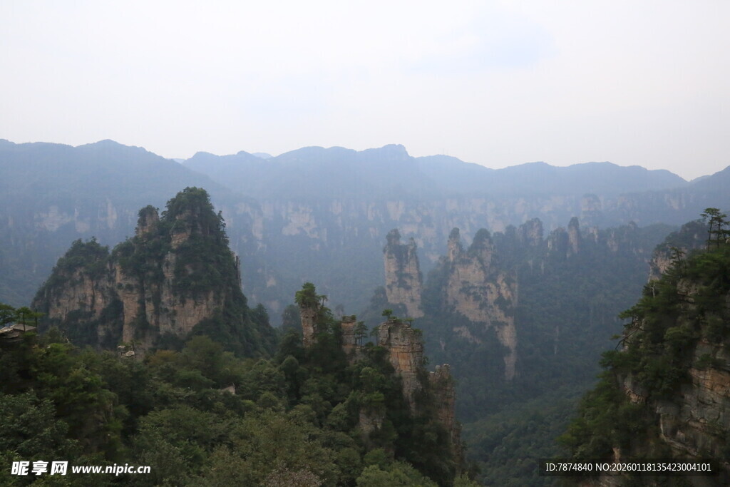 张家界奇峰美景