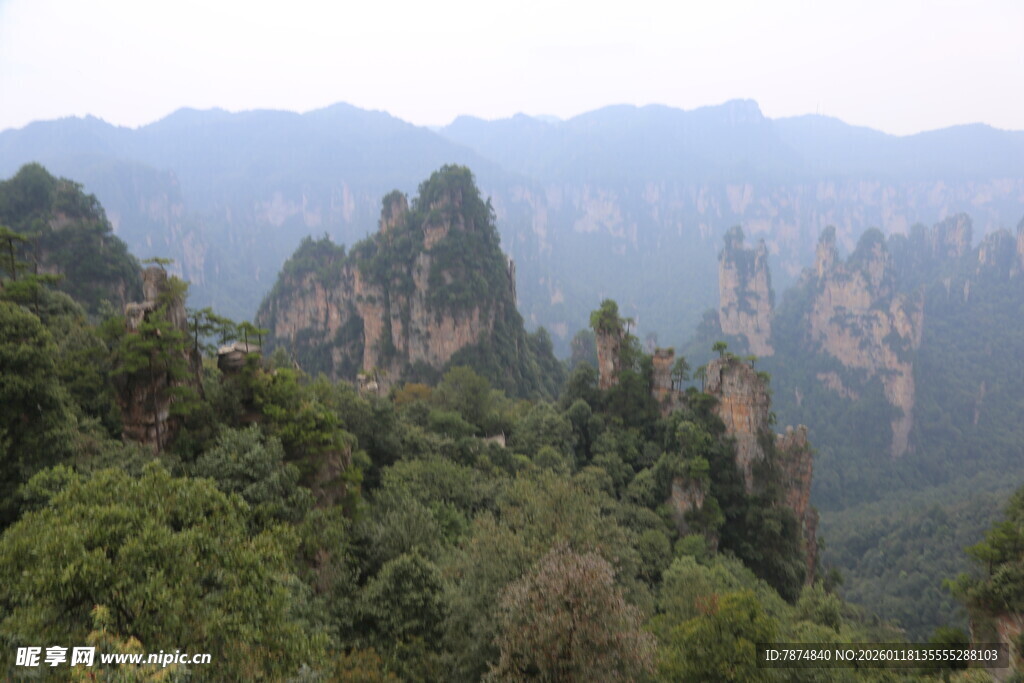 张家界奇峰异石景观