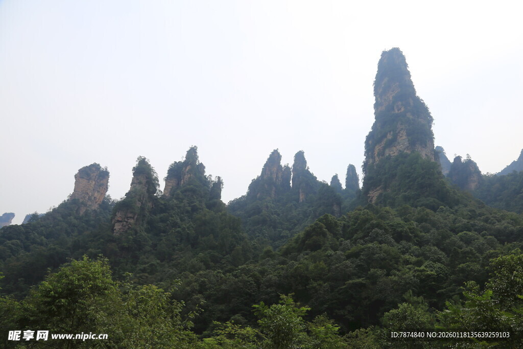张家界奇峰异石景观