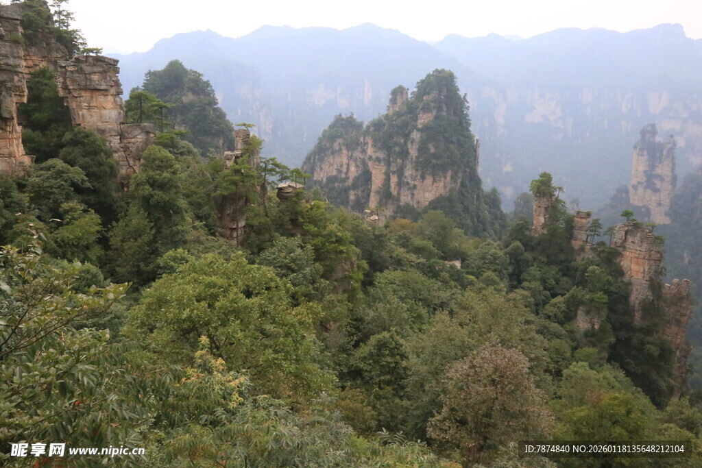 张家界奇峰异石景观