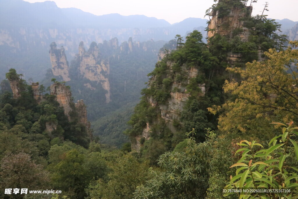 张家界奇峰美景