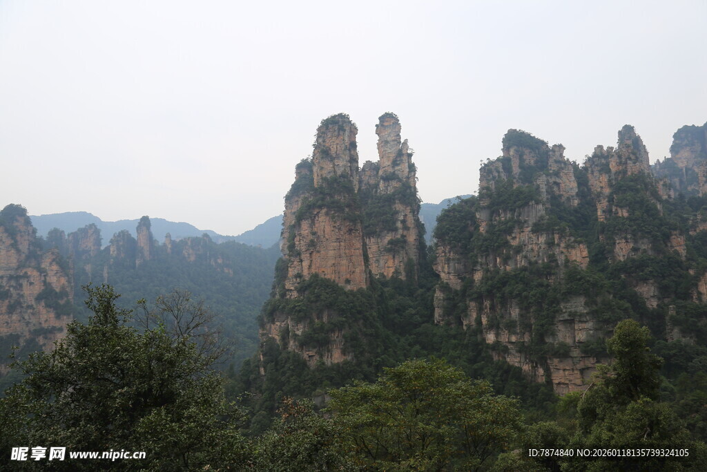 张家界奇峰异石景观