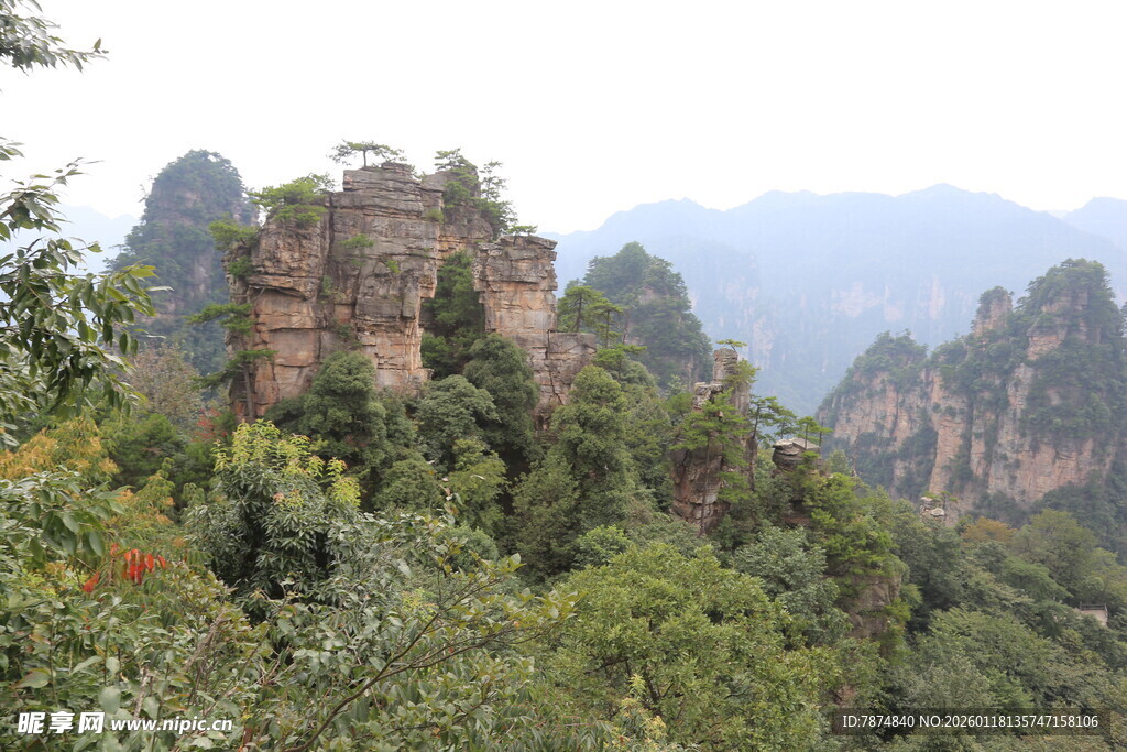 张家界奇峰异石风景