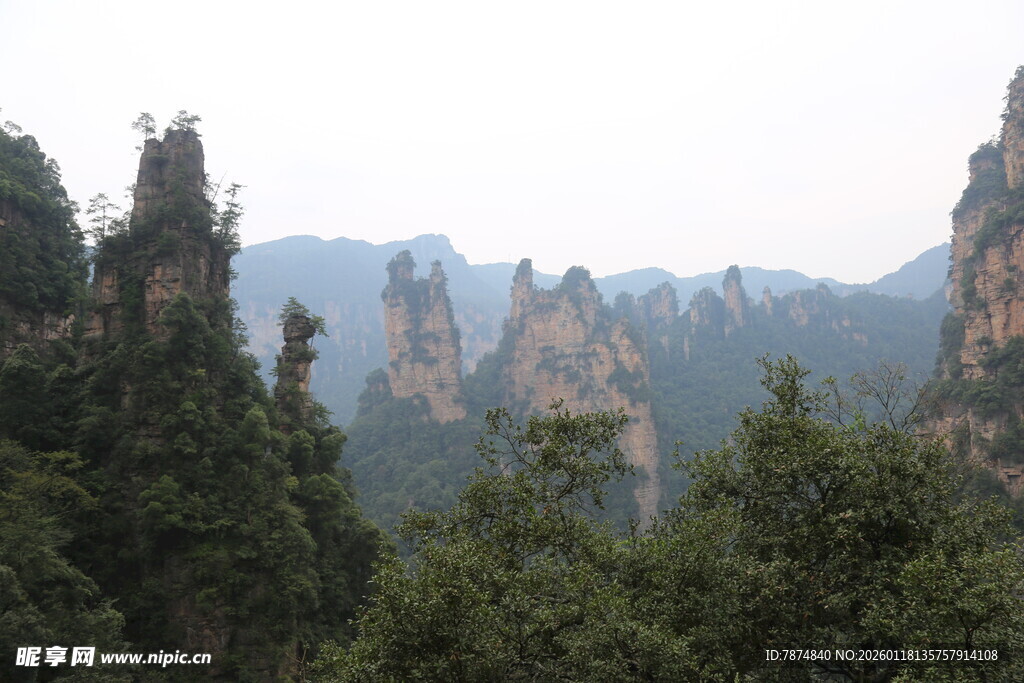 张家界奇峰异石景观