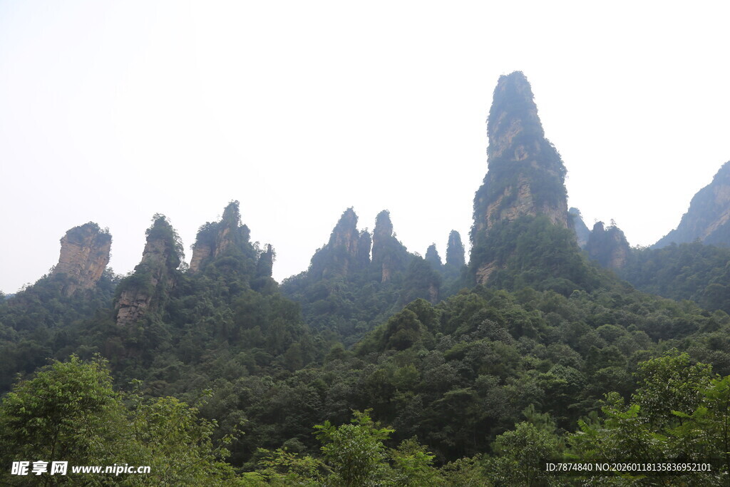 张家界奇峰异石景观