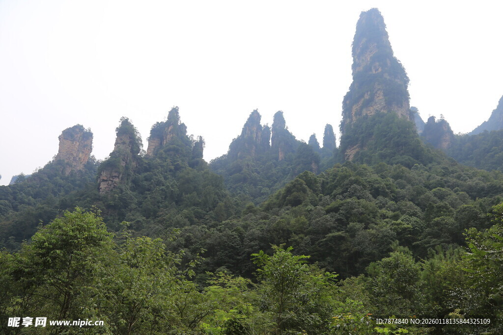 张家界奇峰异石景观