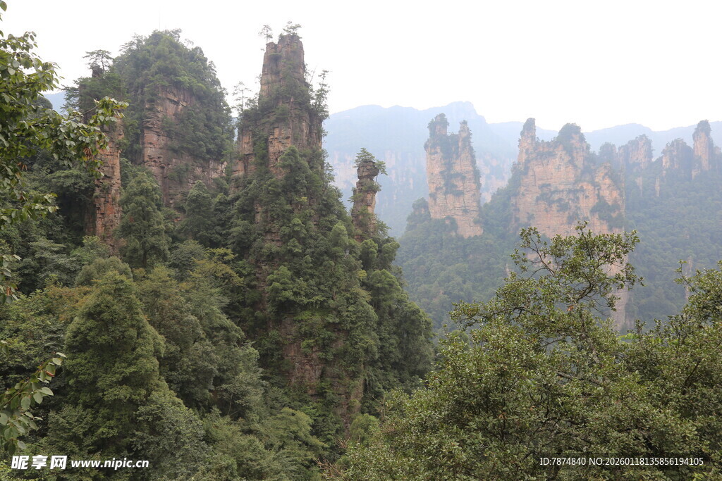 张家界奇峰异石景观