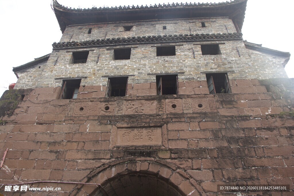 古老城楼建筑风貌