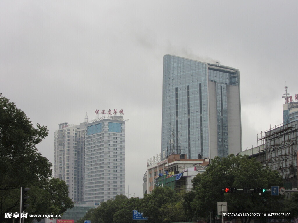 城市高楼林立景象