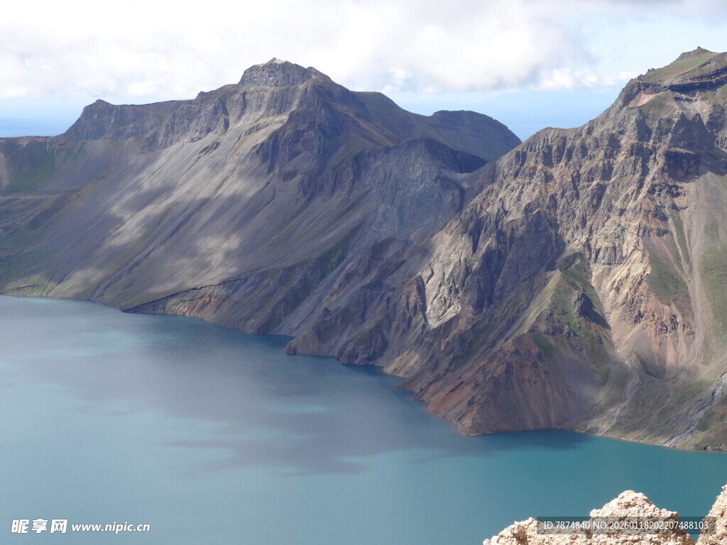 壮丽高山湖泊美景
