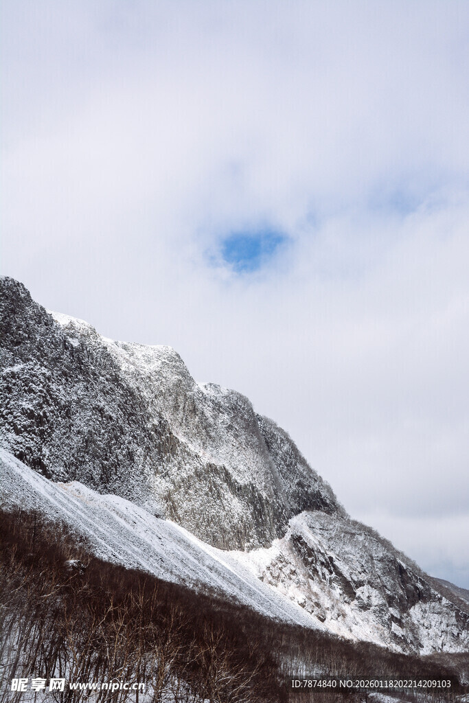 雪山风光 壮丽自然景致
