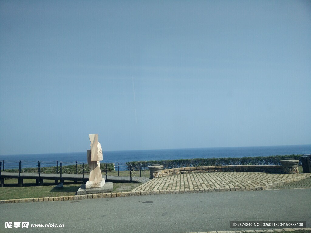 海边雕塑景观