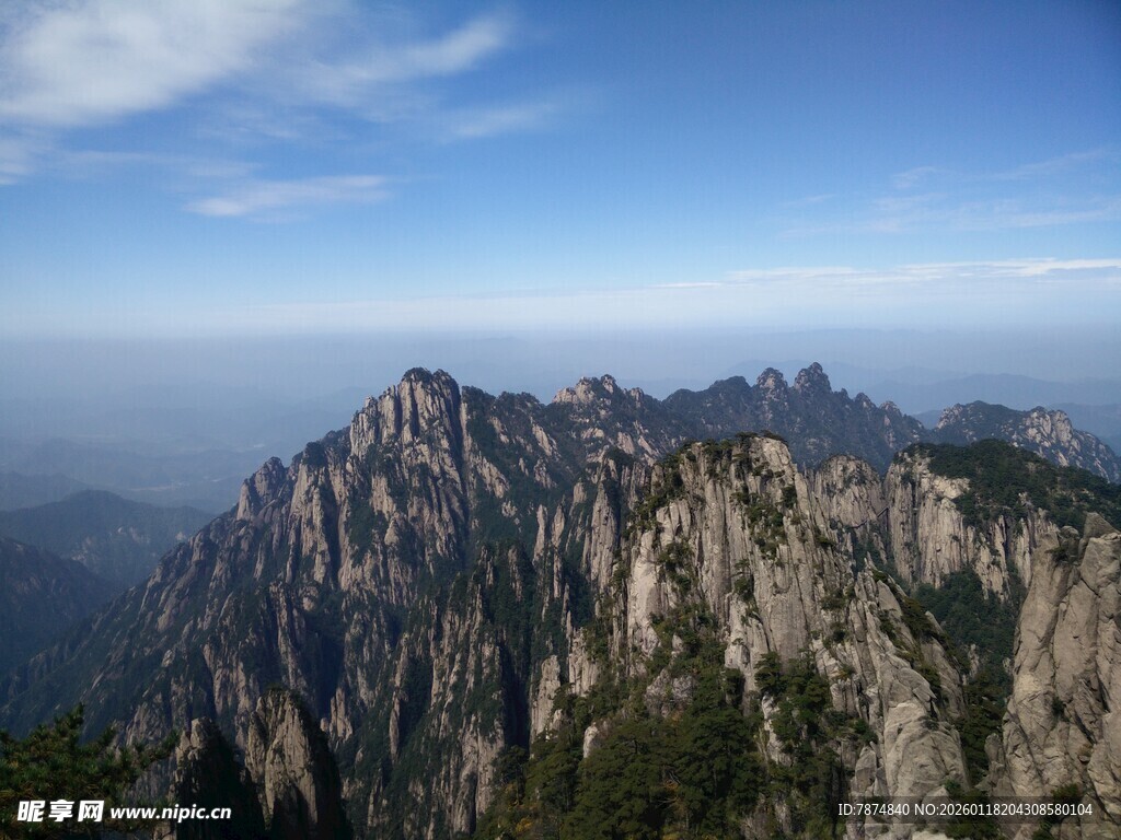 巍峨黄山美景