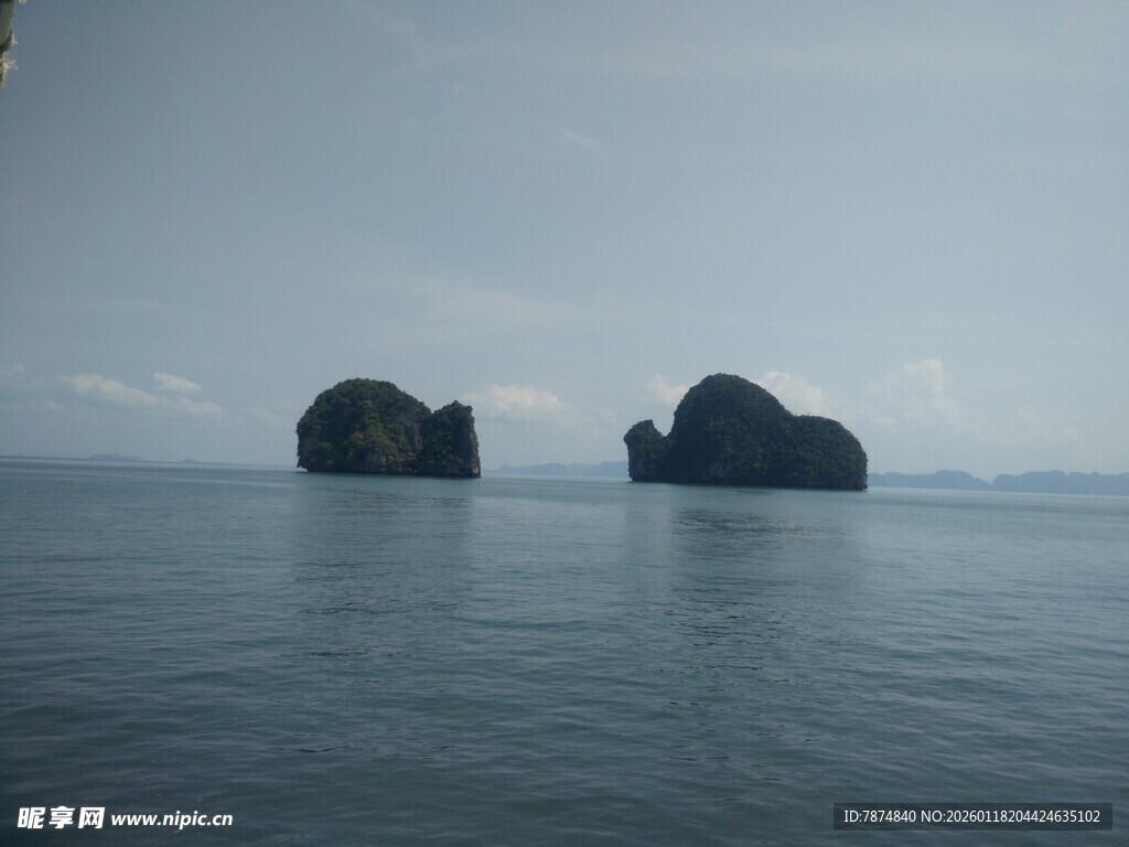 海上双岩景观