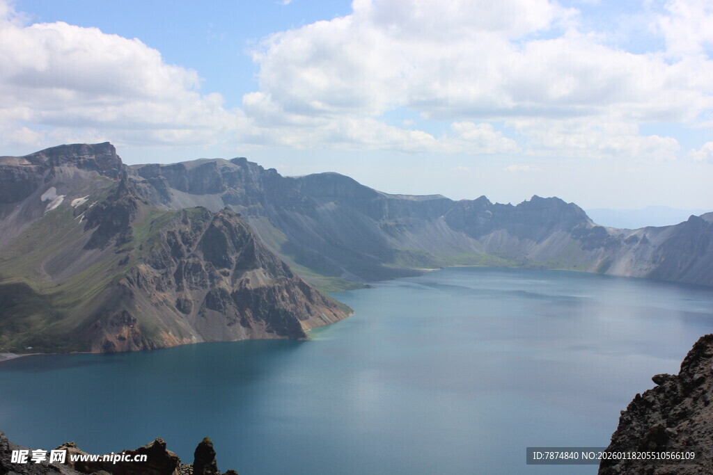壮丽长白山天池美景