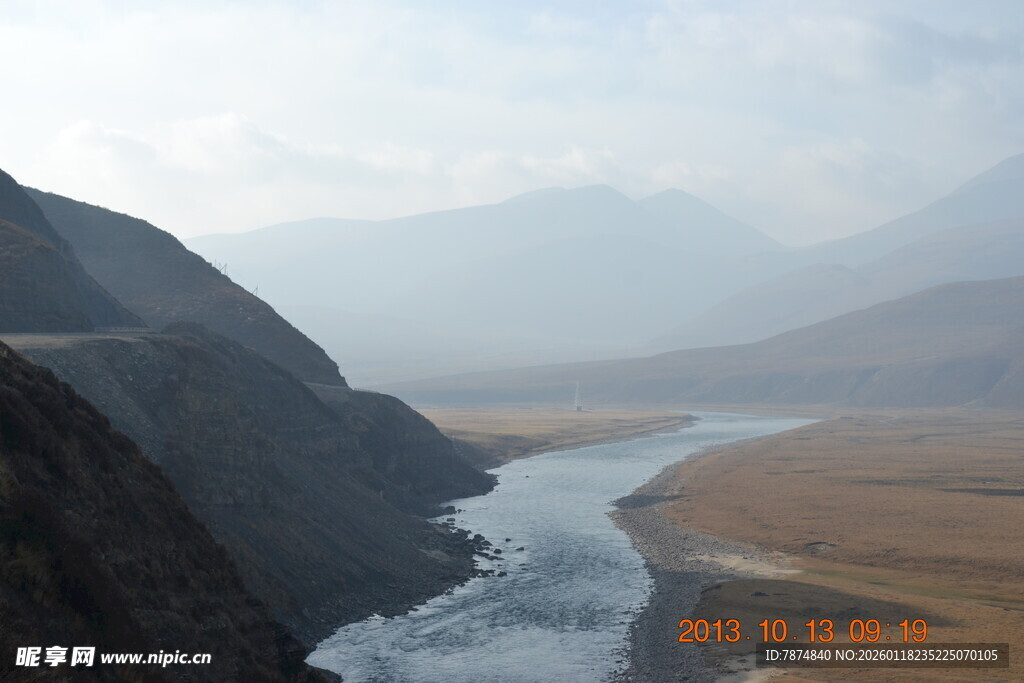 壮丽山河峡谷河流景观