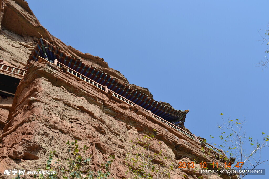 悬崖上的建筑奇观