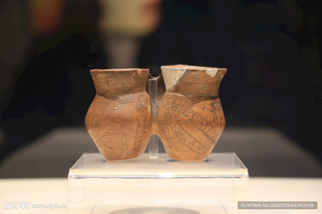 双陶瓶文物展示