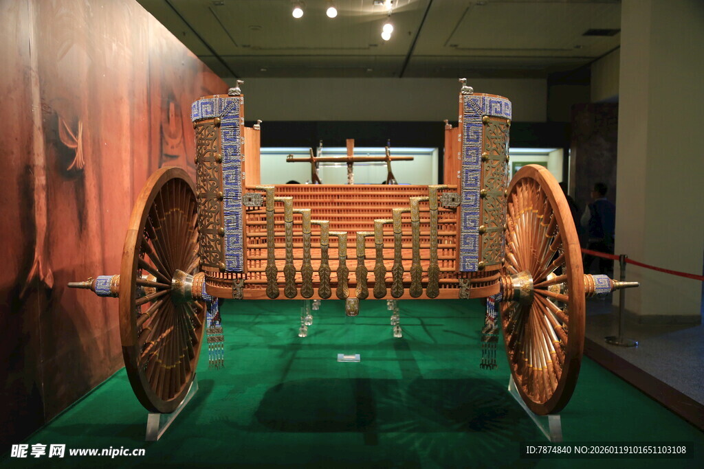 古代双轮战车展示