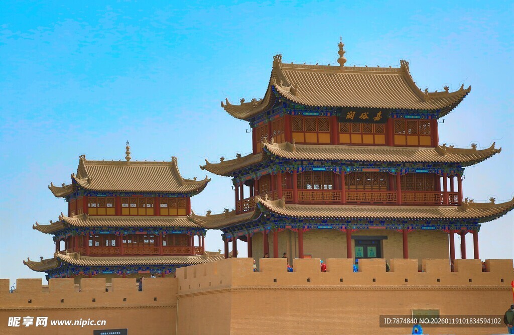 嘉峪关古建筑景观