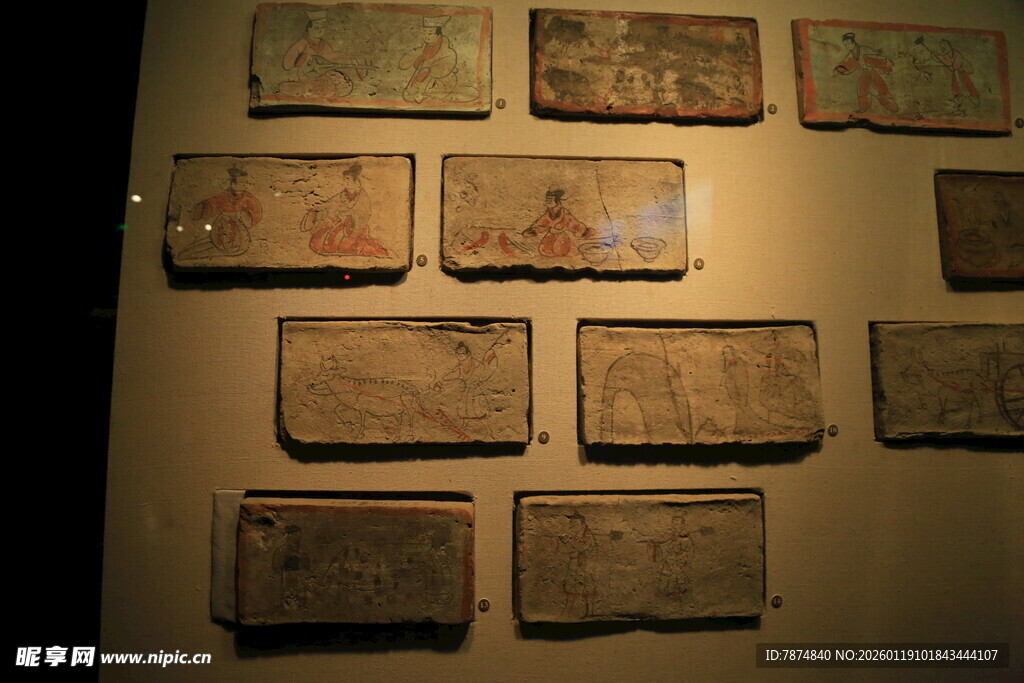 古代珍贵锦帛展示