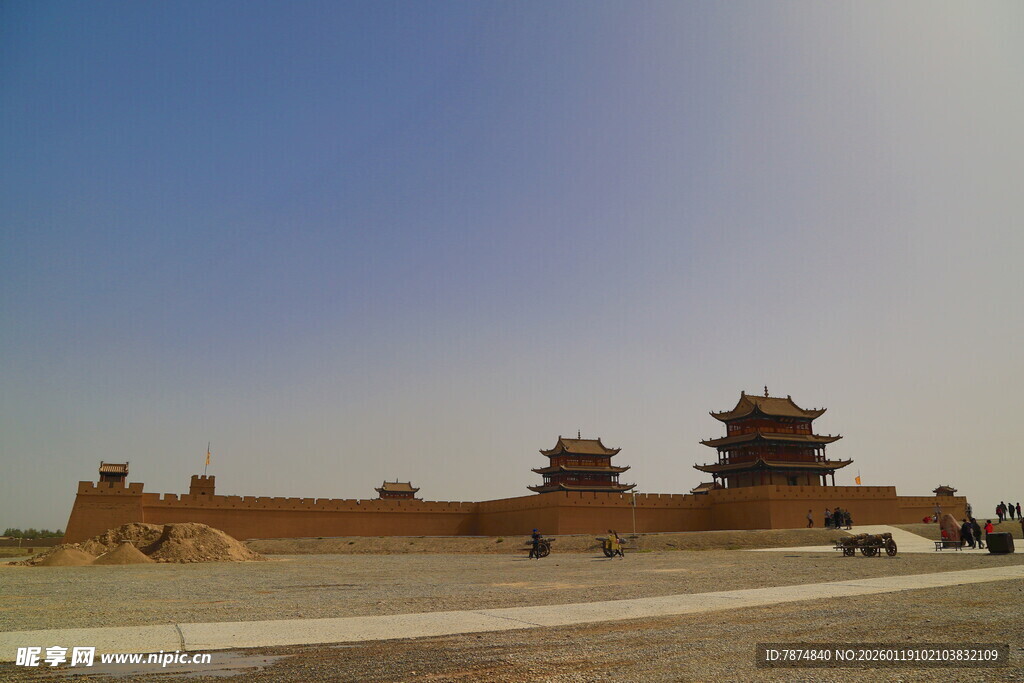 嘉峪关古建筑景观