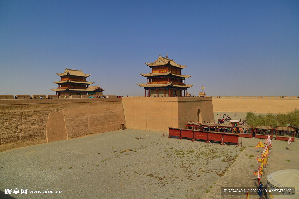嘉峪关古建筑景观