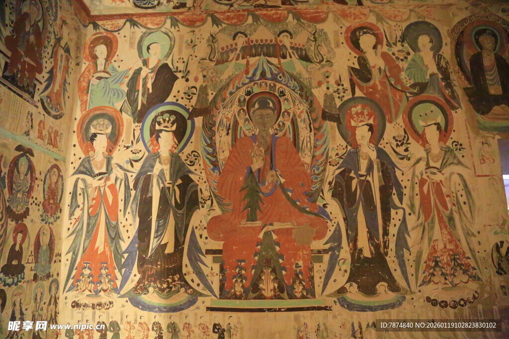 精美古代壁画艺术展示