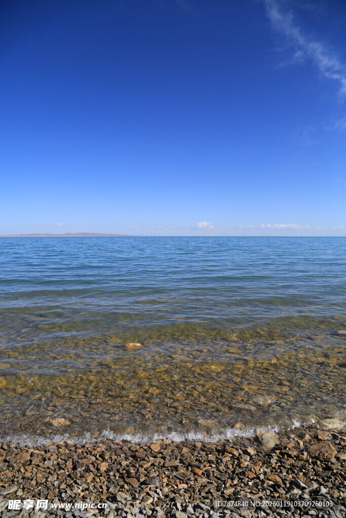 海边美景 清澈海水与沙滩