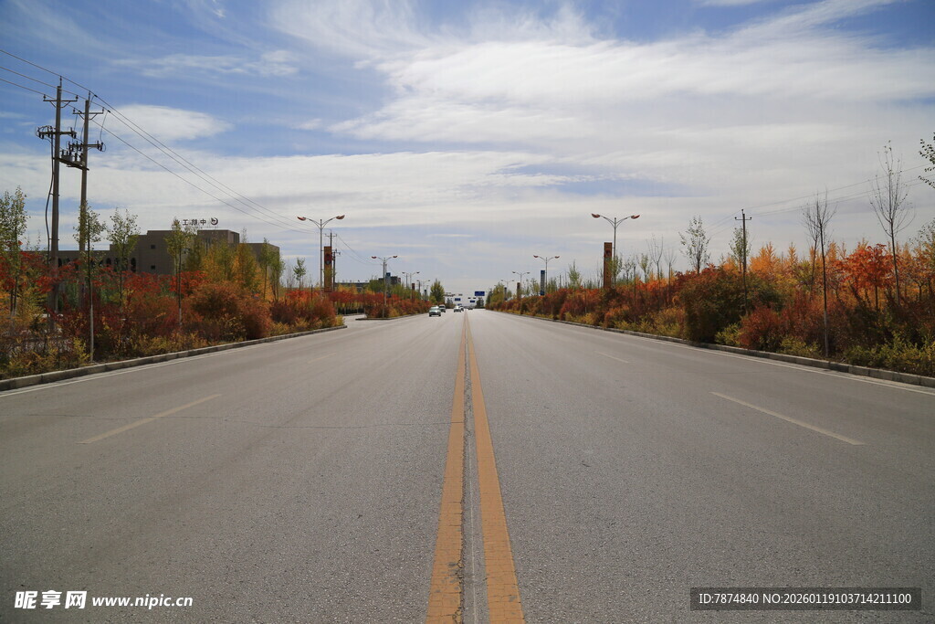 秋日公路风景