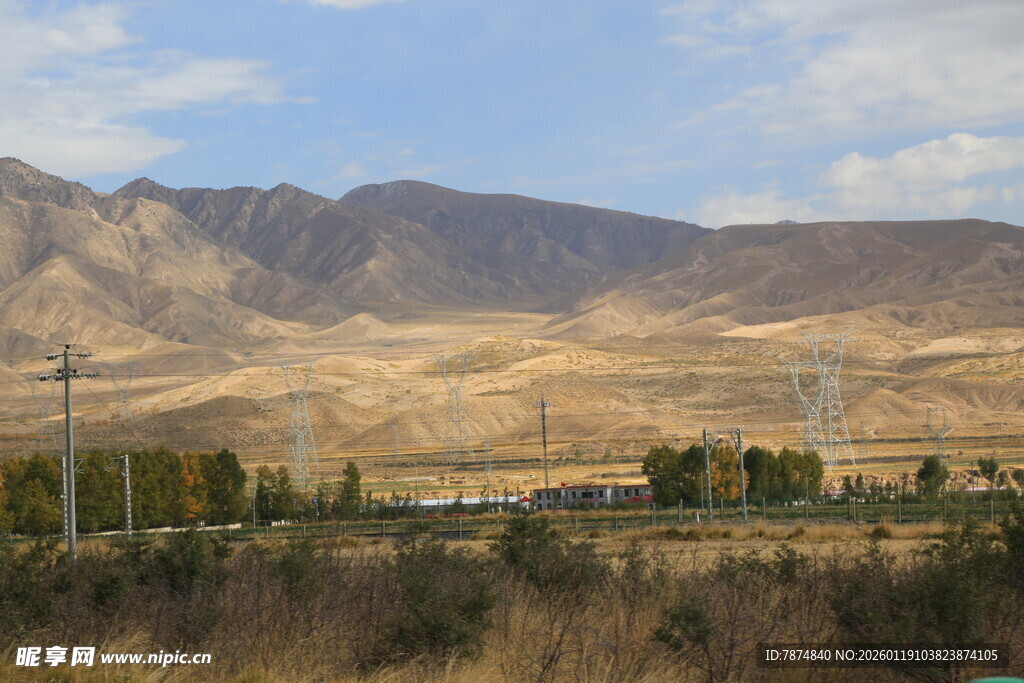 壮丽山野风光图景
