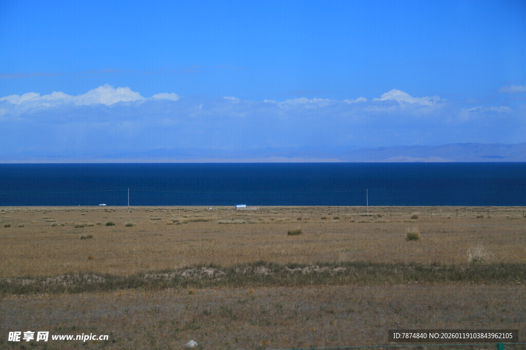 广阔海边的空旷沙地