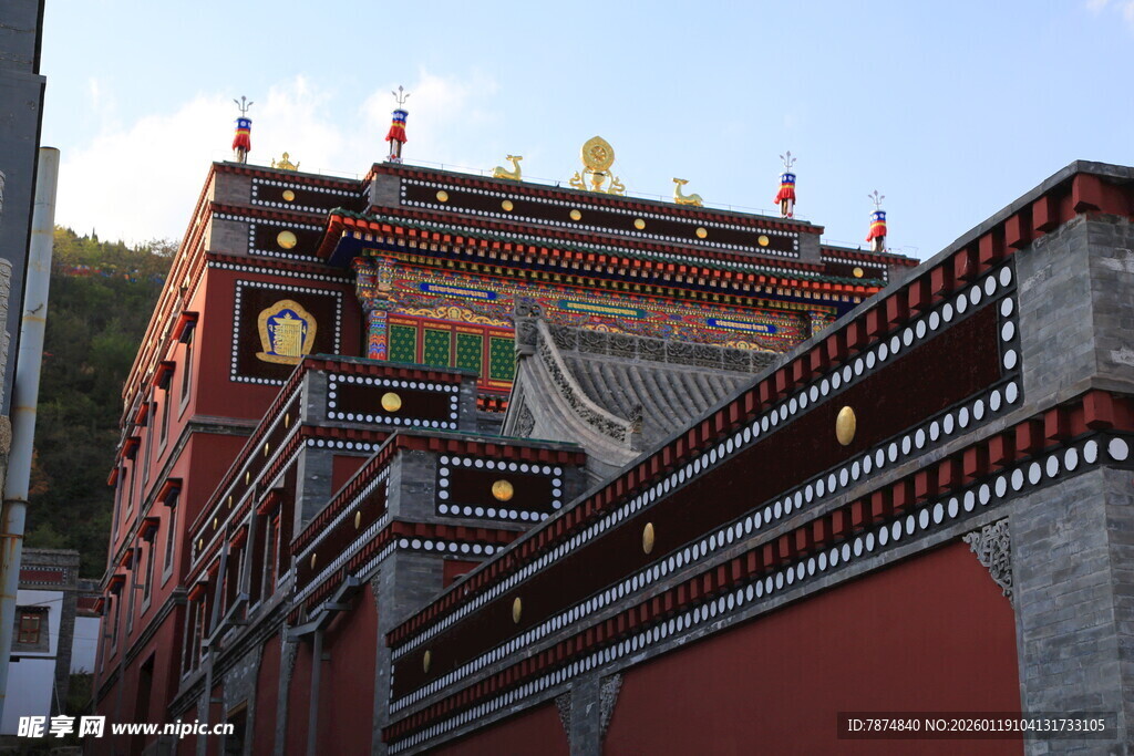 藏式建筑外观风采